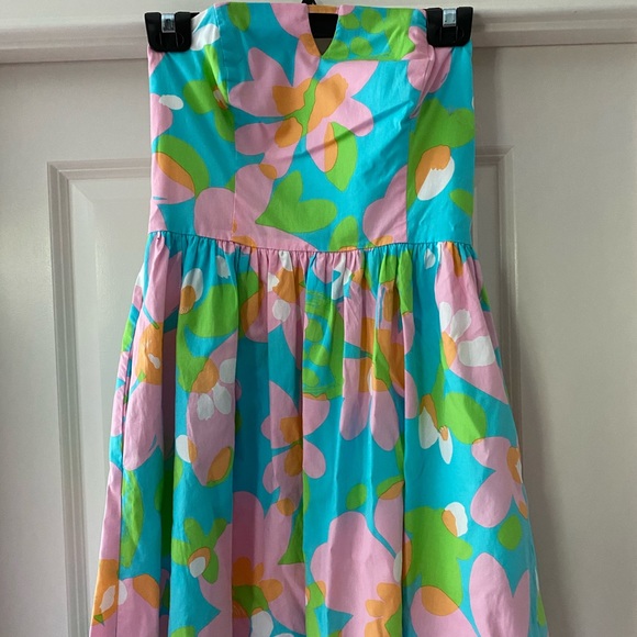 Lilly Pulitzer Shorely Blue Mojo Dress 2 - Picture 2 of 6